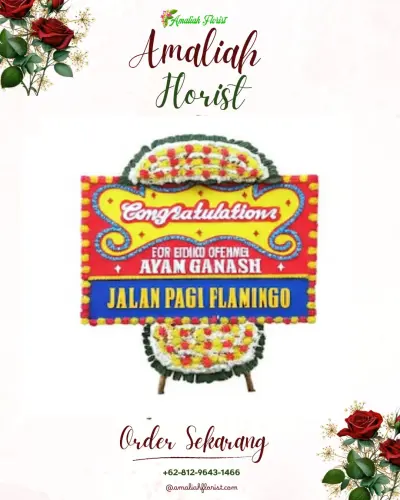 Bunga Papan Congratulation di Lontong Pancur